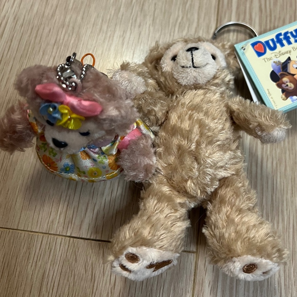 NEW Tokyo Disney Sea Japan / Duffy&Shellie May Plush Keychain  Set of 2